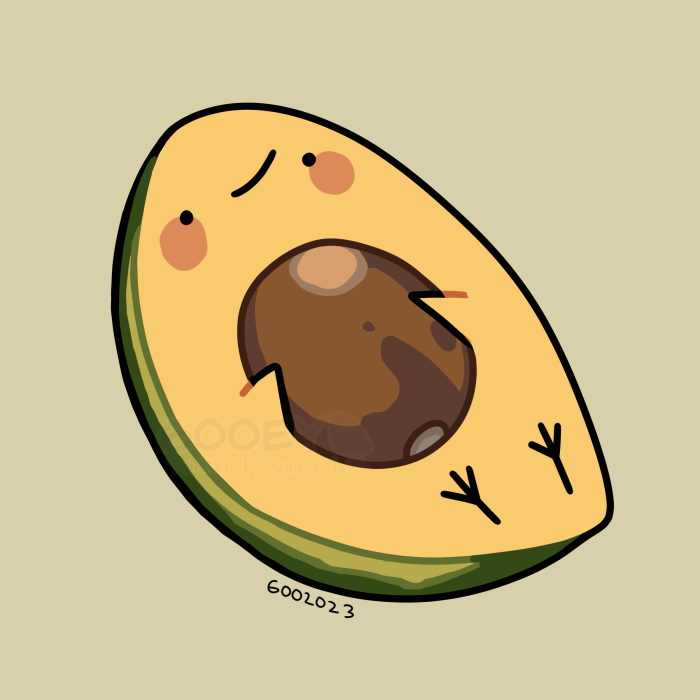 「avocado 」|Goo 🐥🌱 Shop & Commissions open!!のイラスト
