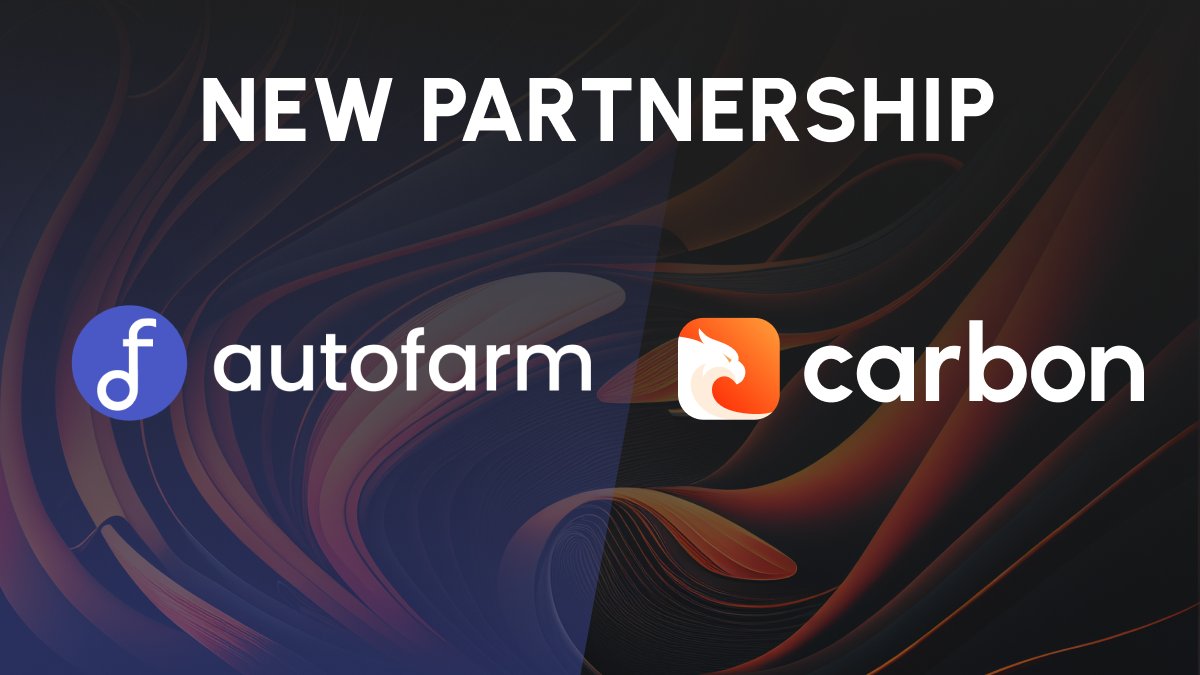 trycarbonio's tweet image. 🚀 @trycarbonio 🤝 @autofarmnetwork

The #1 cross‑chain yield aggregator is coming to #CarbonBrowser

Our 5.6M+ users will be able to earn yield in-app with our upcoming multichain wallet

LFG 🔥