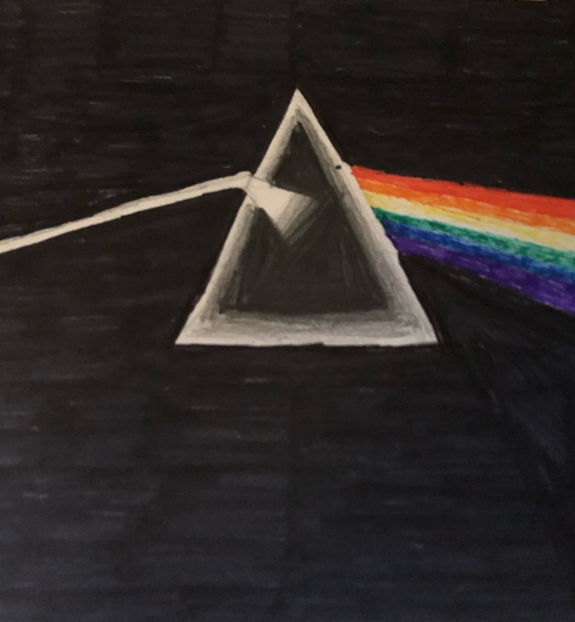 Happy 50th birthday Pink Floyd s Dark Side of the Moon.

[Art by Tatum Bell] 