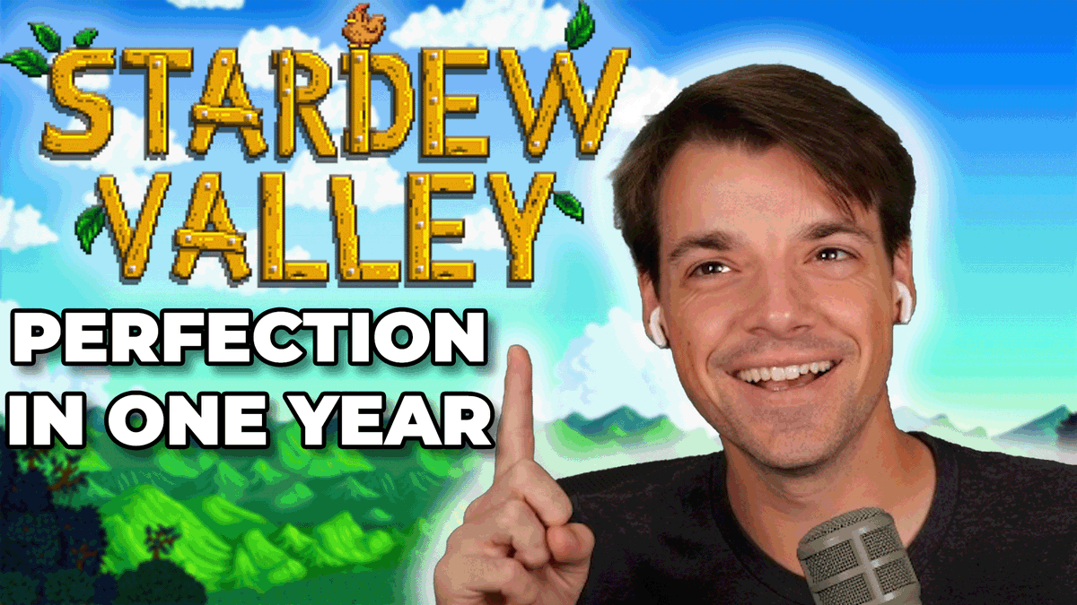 Currently trying to get perfection in ONE YEAR in Stardew Valley! 

>twitch.tv/Tooshi