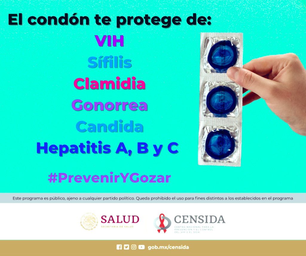 CdmxClinica's tweet photo. El condón es el método más efectivo para prevenir Infecciones de Transmisión Sexual (ITS) y embarazos no planeados. https://t.co/15TJX7RE2X