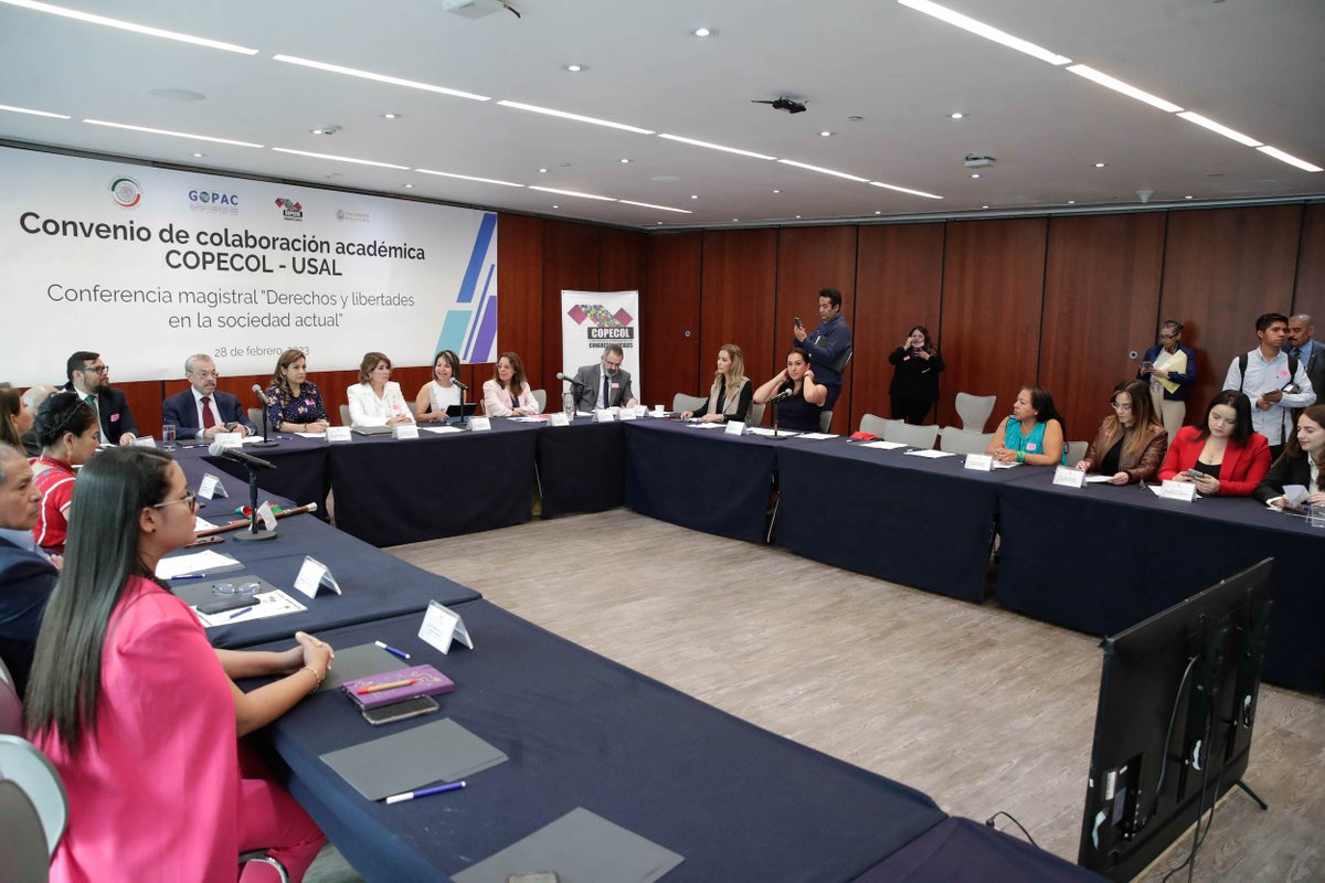 senadomexicano's tweet photo. 📷 #HoyEnElSenado la Conferencia Permanente de Congresos Locales y la Universidad de Salamanca firmaron un convenio de colaboración académica.

https://t.co/jv1G1yiyB7 https://t.co/LSM4eoutzp