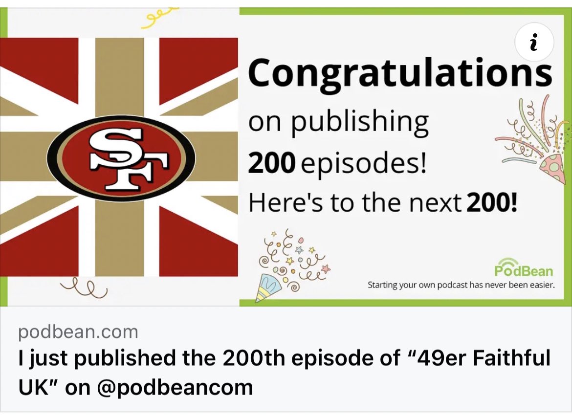 49erFaithfulUK's tweet photo. That’s episode 200 for the 49erFaithfulUK podcast! Here’s to the next 200 😉 #49erFaithfulUK #NFLUK #NFLpodcast #AwesomeFoursome #Fantastic #WellDocumented https://t.co/bBJqcBUWIg