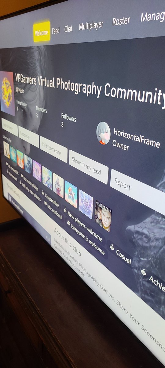 Do you own an #Xbox ? Now you can join our small #XboxGameClub at "VPGamers" and share your shots directly with the group.

#VPGamers #VPCommunity #XboxGamePass #XboxSeriesX #XboxSeriesS #XboxCommunity