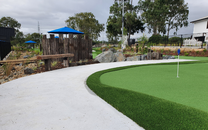 minigolfcourses's tweet photo. At #MiniGolfCreations, we use only the highest quality materials to construct our custom mini golf courses. Our designs are not only visually appealing, but also durable and able to withstand years of use. #qualityconstruction #longlastingdesign #minigolf https://t.co/NnFSxnr2A4