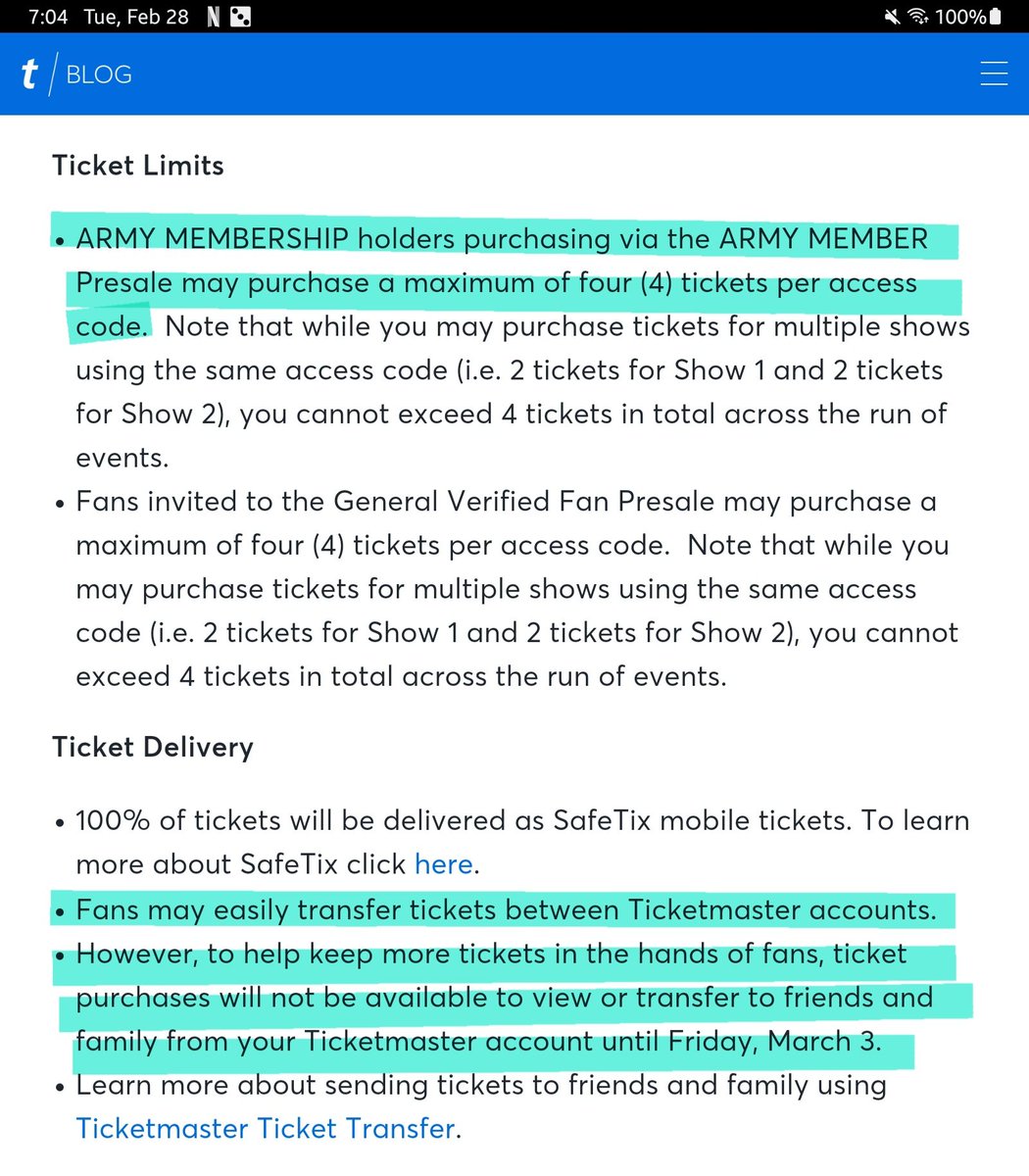 MrsTOH2O's tweet photo. If ya got the code, but not sure if ya can go, MAXIMIZE your purchase (BUY 4 tickets)! I will help ya sell them AT COST (NO loss to ya)! I have TRUSTED BUYERS READY! Do not let scalpers get their grubby paws on them! 💜 #BTSARMY #BTS #SUGA_AgustD_TOUR #AgustD #SUGA @BTS_twt https://t.co/4V1LDFfGe4