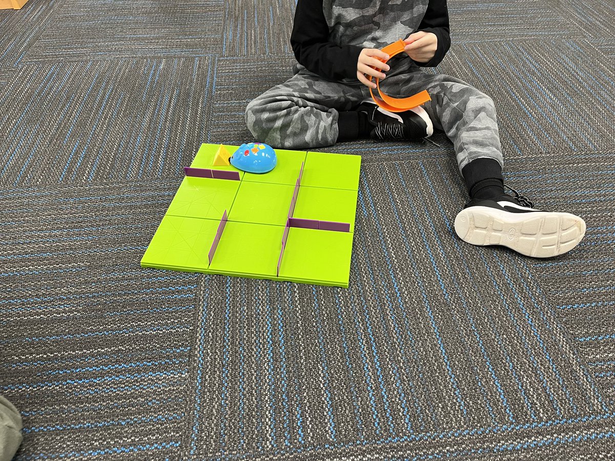 mrs_rubeck's tweet image. Kinder creating mazes and then coding their #CodeandGoMouse through it. @BOEwarriors @WCPS_LMS
