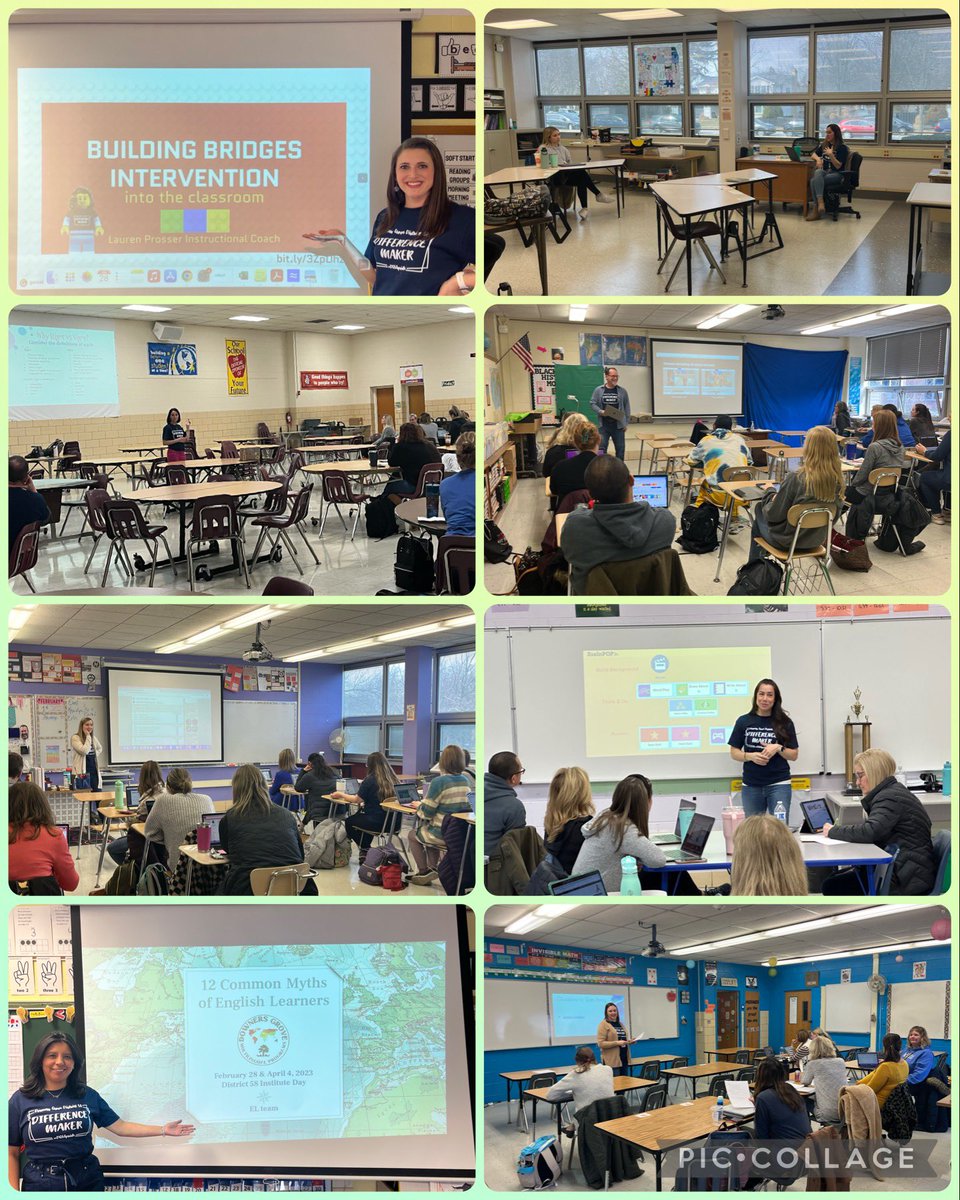 Beyond proud of the district staff who presented today! So many of you took the time to share the awesome things happening in your classrooms &amp; I’m thankful for that!  I’m also thankful for our coaching &amp; curriculum coordinator team! You all did a fabulous job too! #dg58pride