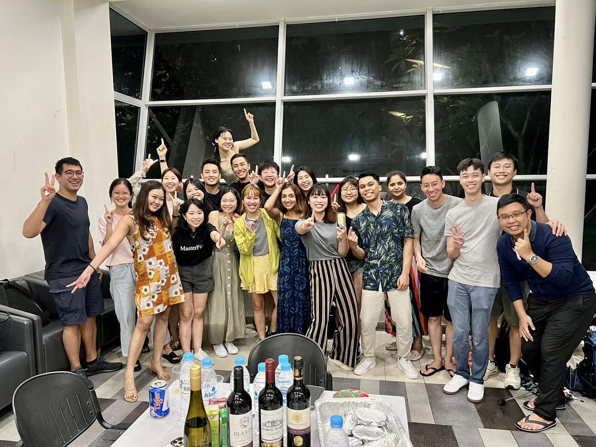 In heavy rain, this crew made their way from all over Singapore - happy, relaxed, incredibly confident and optimistic about what’s next (I heard snowboarding, work vacations, new jobs, moving countries, waiting for something that “made them super excited to go to work” despite