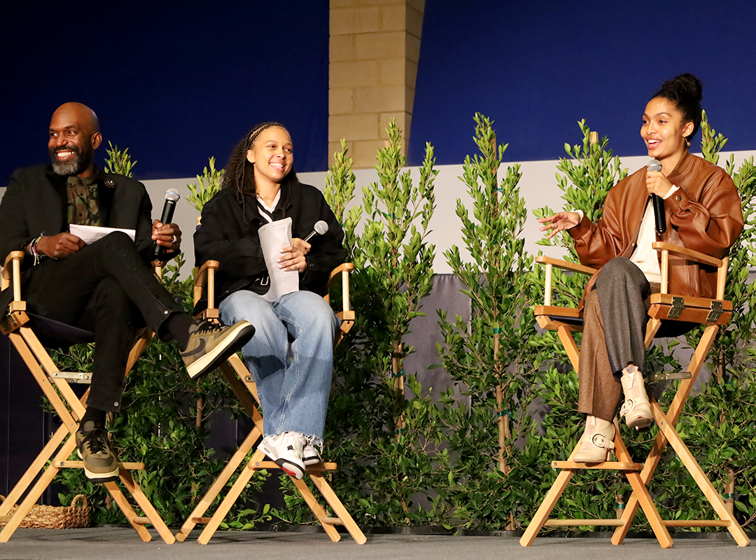 sierracanyon's tweet photo. To culminate Black History Month, Upper Campus students had the unique opportunity to participate in a Q&amp;A with social activist and actress Yara Shahidi. As a recent Harvard graduate and budding humanitarian, Ms. Shahidi was relatable and inspiring to SC students.#WeAreSC https://t.co/Y20EDcKHI1