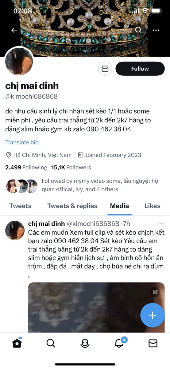 Cái con bèo già này định lây HIV cho cả xã hội hay cái gì. Tuyển 2k-2k7 vi phạm đạo đức có đầu tư luôn. K biết con bèo già này đã test HIV chưa nữa