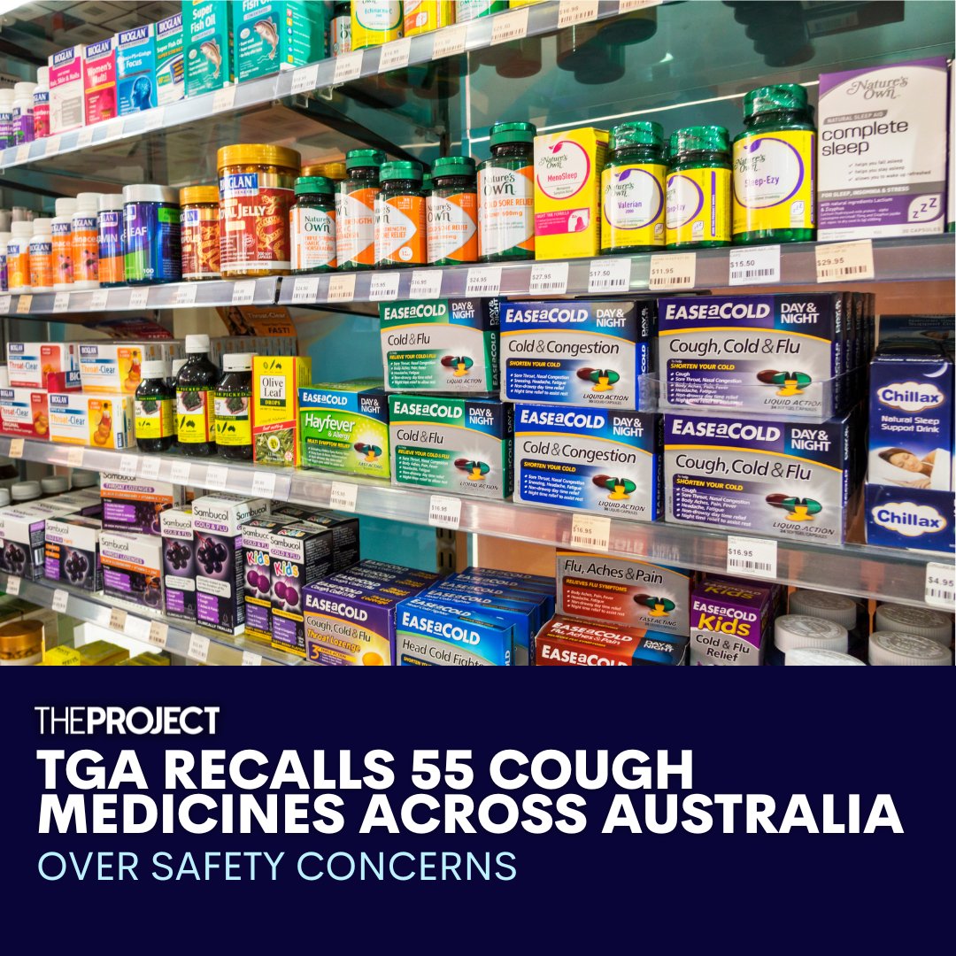 The Project on Twitter "Cough medicines containing pholcodine are