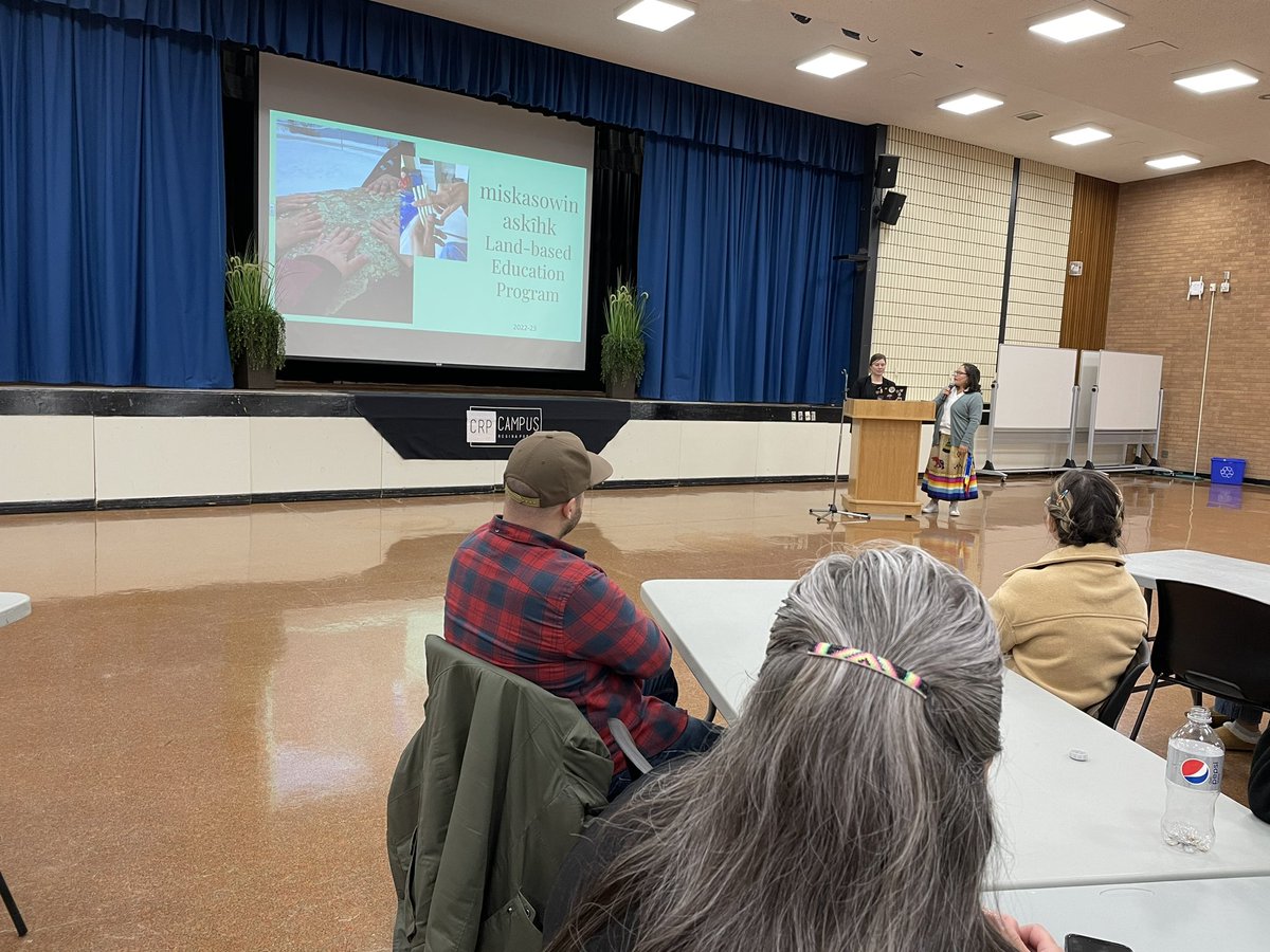 Today we announce a Land-based learning MOU between <a href="/FNUNIVCAN/">FNUniv</a> <a href="/UofRegina/">University of Regina</a> and <a href="/RegPublicSchool/">Regina Public Schools</a>. Opportunities for high school students to take land based learning classes <a href="/CampusReginaPub/">Campus Regina Public</a> while also obtaining University level credits (duel credits). Thanks to all involved!