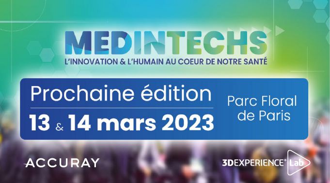 3DEXPERIENCELab's tweet photo. 📣 Nous avons une grande nouvelle à partager ! Le @3DEXPERIENCELab sera présent à l'événement @MedInTechs1 les 13 et 14 mars, à Paris avec notre partenaire @Accuray pour présenter le projet #VORTHEx et le robot #CyberKnife.
📍 Stand E9 ! Nous avons hâte de vous rencontrer !💫 https://t.co/k0yNXNmp8X
