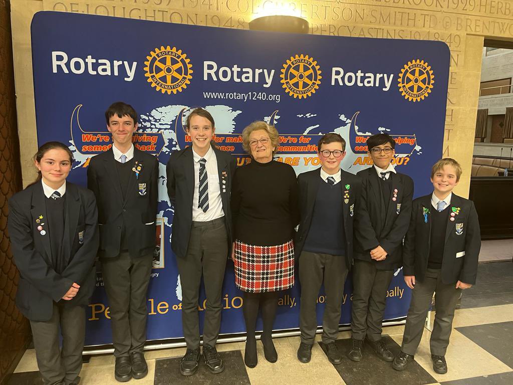 PlumeLiteracy's tweet photo. Our students proudly represented themselves, our academy and our local Rotary club this evening. https://t.co/b6fonCaLP4