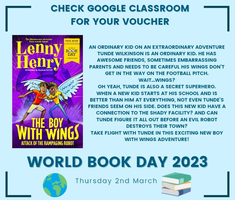 LcaReading's tweet photo. Collect your vouchers from Google Classroom or your English teacher to pick up this great read from legendary comic, Lenny Henry, for free! 🎉 https://t.co/Ec1ilZMjPG
