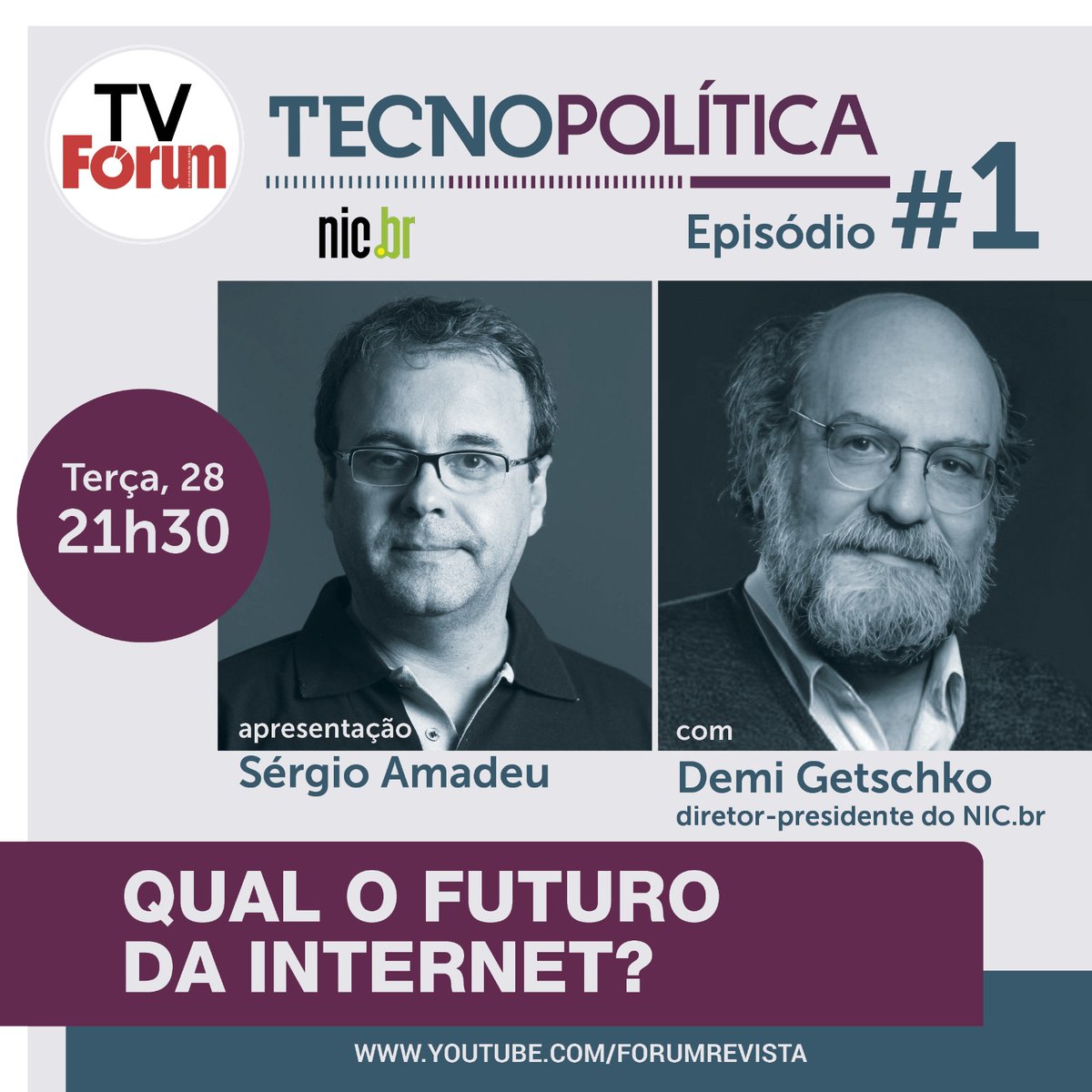 podtecnopol's tweet photo. Por Dentro da https://t.co/X7279jRDak - Episódio #1

Começa hoje a série especial do podcast Tecnopolítica junto a @revistaforum e o @nicbr.

No primeiro episódio @samadeu conversou com Demi Getschko, diretor-Presidente do https://t.co/k22nt7Xq15, sobre qual o futuro da internet. https://t.co/Ef9QU17IFZ