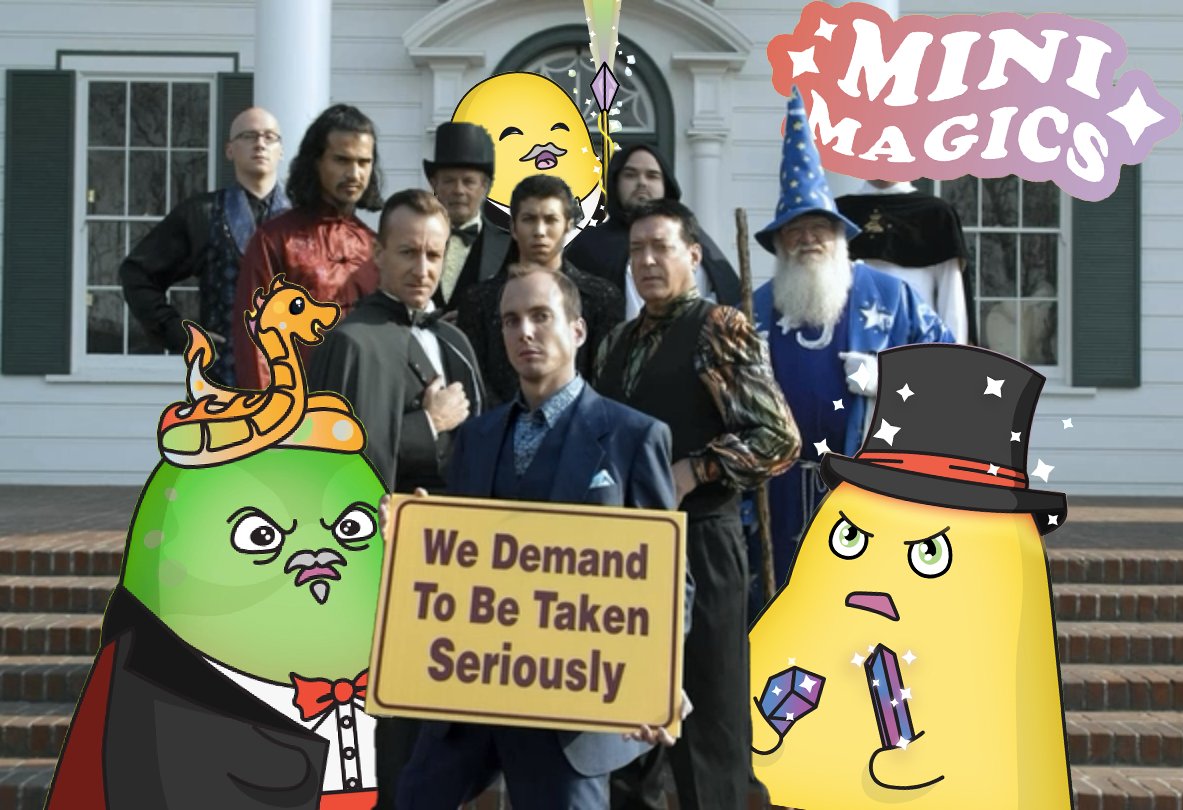 🐐MAGICAL MEME COMPETITION: DAY 2!🐐

✅Like, tag 3 friends, retweet, and MEME!🤣

Create your best #MagicalMeme! Enter by creating &amp; tweeting a Magical Meme including the hashtag above, while also sharing it in the magical-memes channel in our discord &amp; discord.gg/KE38BuXWFb