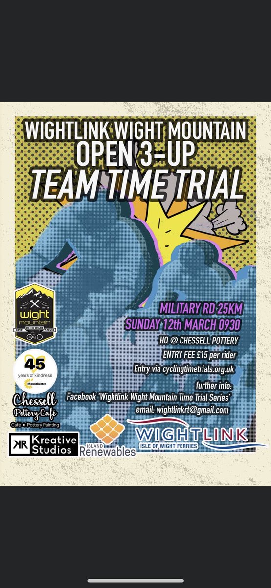 WightlinkRT's tweet photo. First tt of the season is our team 3 up follow the link if your interested in joining us. https://t.co/OP9A6FJpg1 https://t.co/dULi20tHCV
