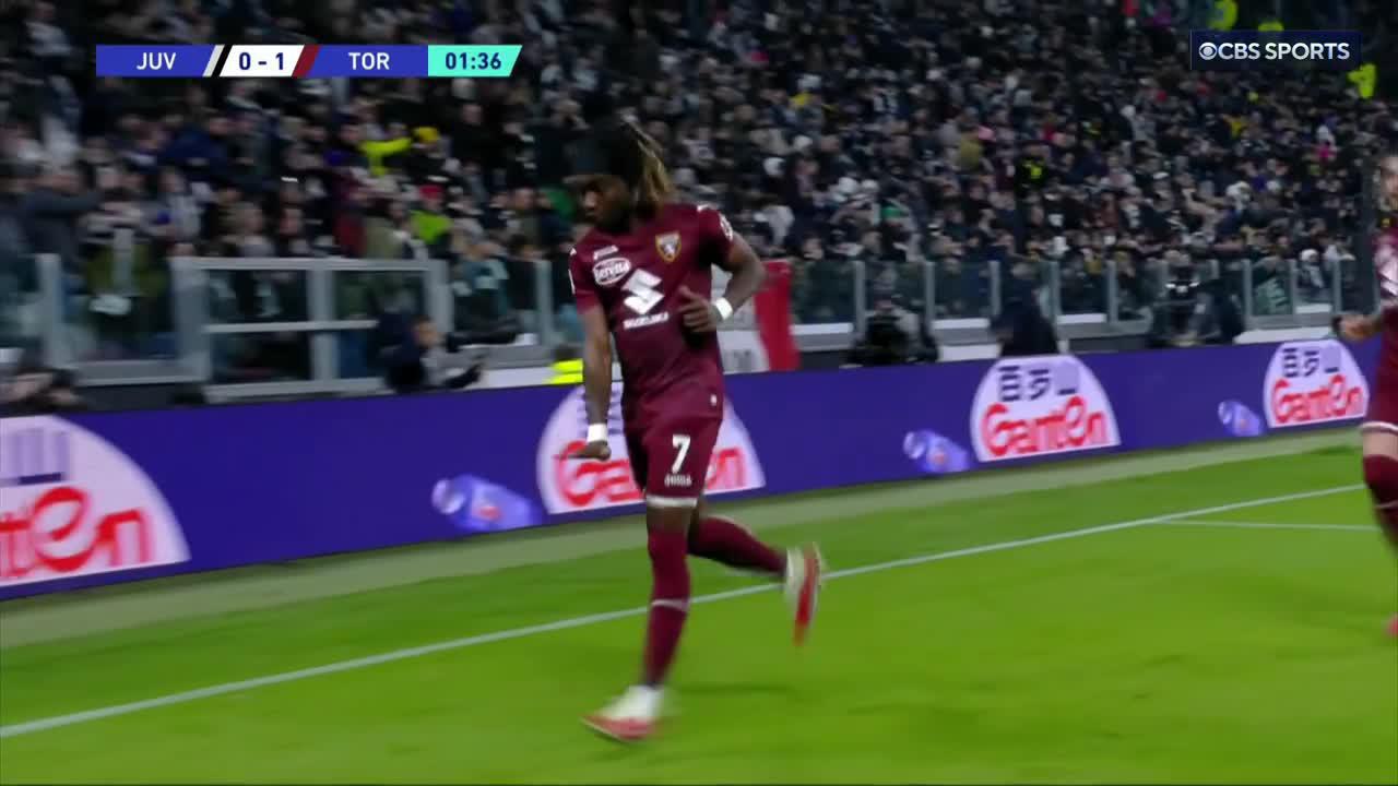 AND THAT'S HOW THE DERBY DELLA MOLE KICKS OFF!

Less than 90 seconds in and Yann Karamoh makes it 1-0 to Torino. 🍿”