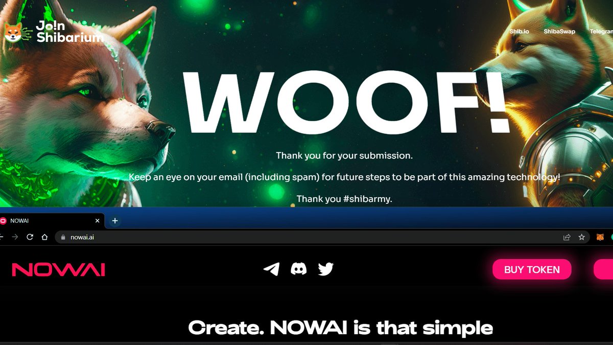 nowaiAI's tweet photo. NOWAI is coming to #Shibarium! Soon @ShytoshiKusama will be able to generate cool shiba cyborgs or any other shiba in any style and with the highest quality in a decentralized platform based out of @Shibariumtech ! #nowai #aiart @nowaiAI https://t.co/c4ZnCUKwiV