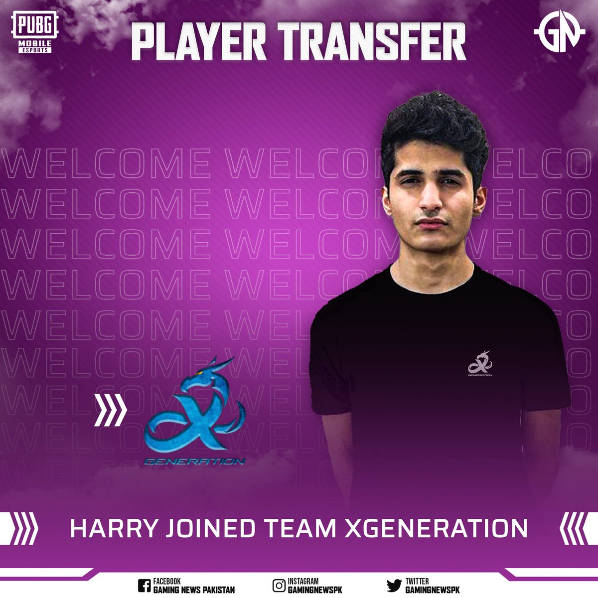 gamingnewspk's tweet image. Harry joined Team Xgeneration!
Harry was the former player of TMW Esports

#Esports #Joined #PlayerTransfer #Gamingnewspk #Pakistan #PUBGMobile #EsportsNews #TeamXG