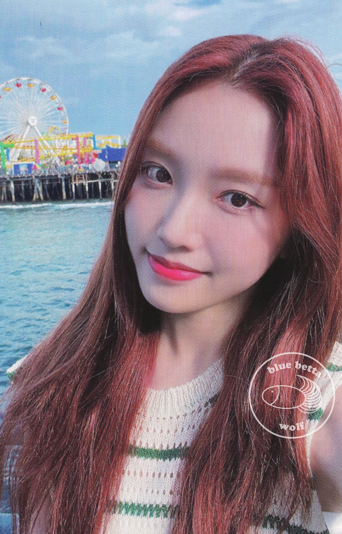 LOONA ジンソル ミュージックコリアヨントン ポストカード Go Won Official Photocard Loossemble 1st Album Genuine Loona