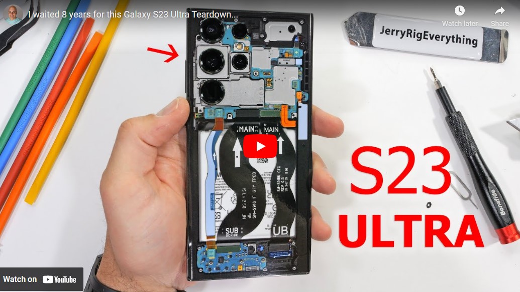 PhonesReviewCOM's tweet image. The teardown of the Galaxy S23 Ultra by JerryRigEverything demonstrated that Samsung has made the repair process of its most recent flagship much less difficult, even for amateur technicians.
phonesreview.com/it-is-much-sim…