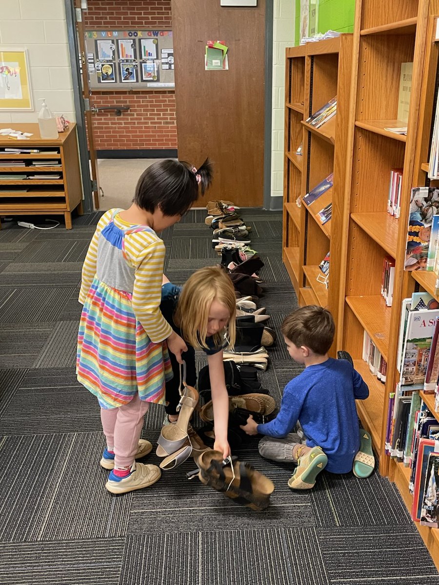 We collected 409 pairs of shoes in our annual shoe drive!  Thank you kindergarten for organizing.