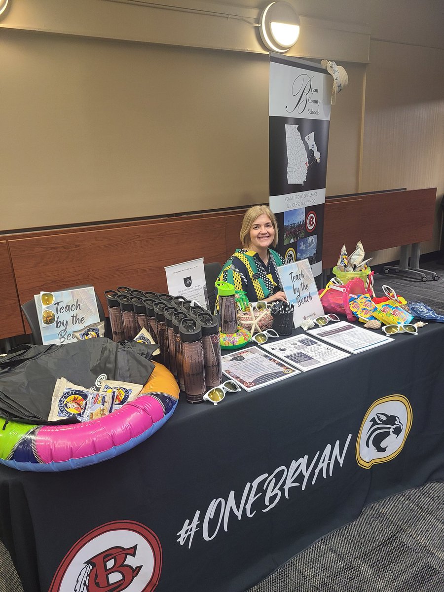 Teach by the beach! <a href="/BryanCoSchools/">Bryan County Schools</a> is at <a href="/UWG_COE/">UWG_COE</a>  <a href="/UnivWestGa/">UWG</a> today! #KeepPalmAndCarryOn!