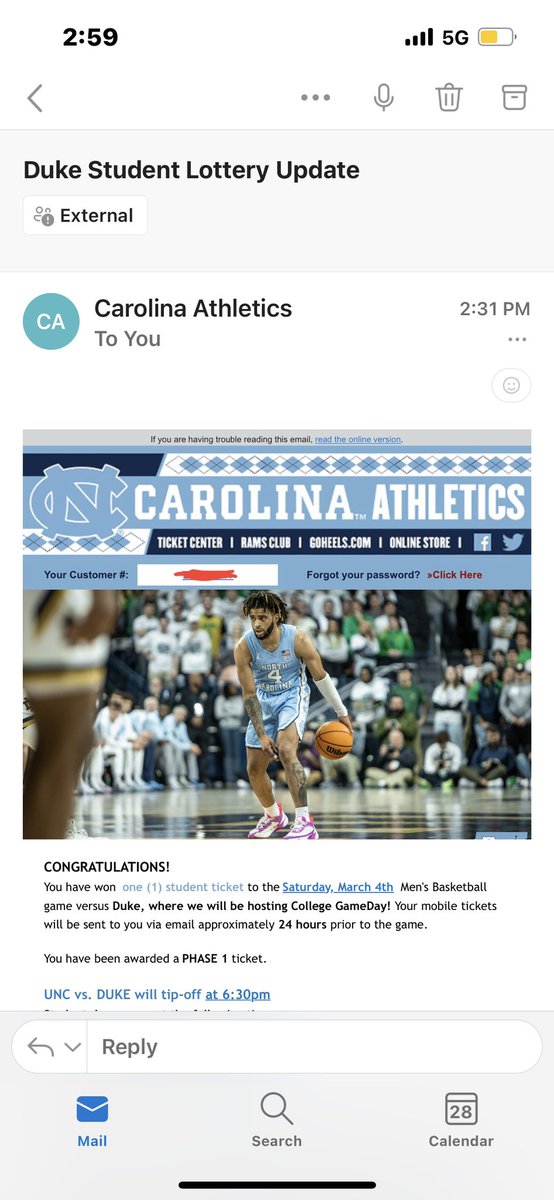 UNC Barstool tweet media