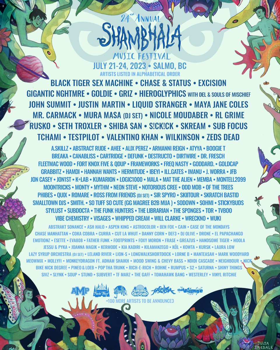 2023 Shambhala Music Festival lineup