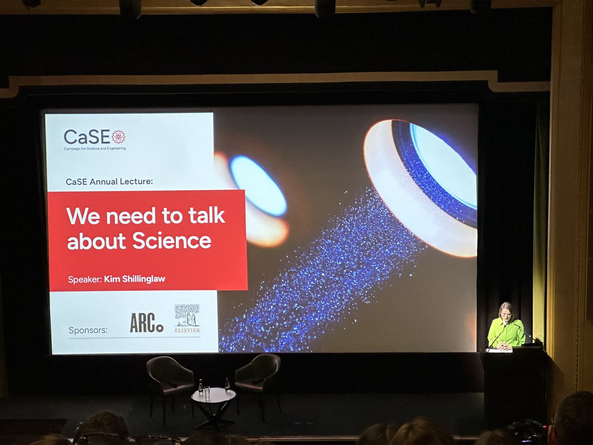 awmackenzie's tweet photo. What a great evening at @sciencecampaign annual lecture. Really important piece of research that will help all of us do a better job communicating the role of science to jobs, health & society to the public. Congratulations to @drsarahmain @Ben_Bleasdale & the team. #CaSELecture https://t.co/HNW8rh1tOj