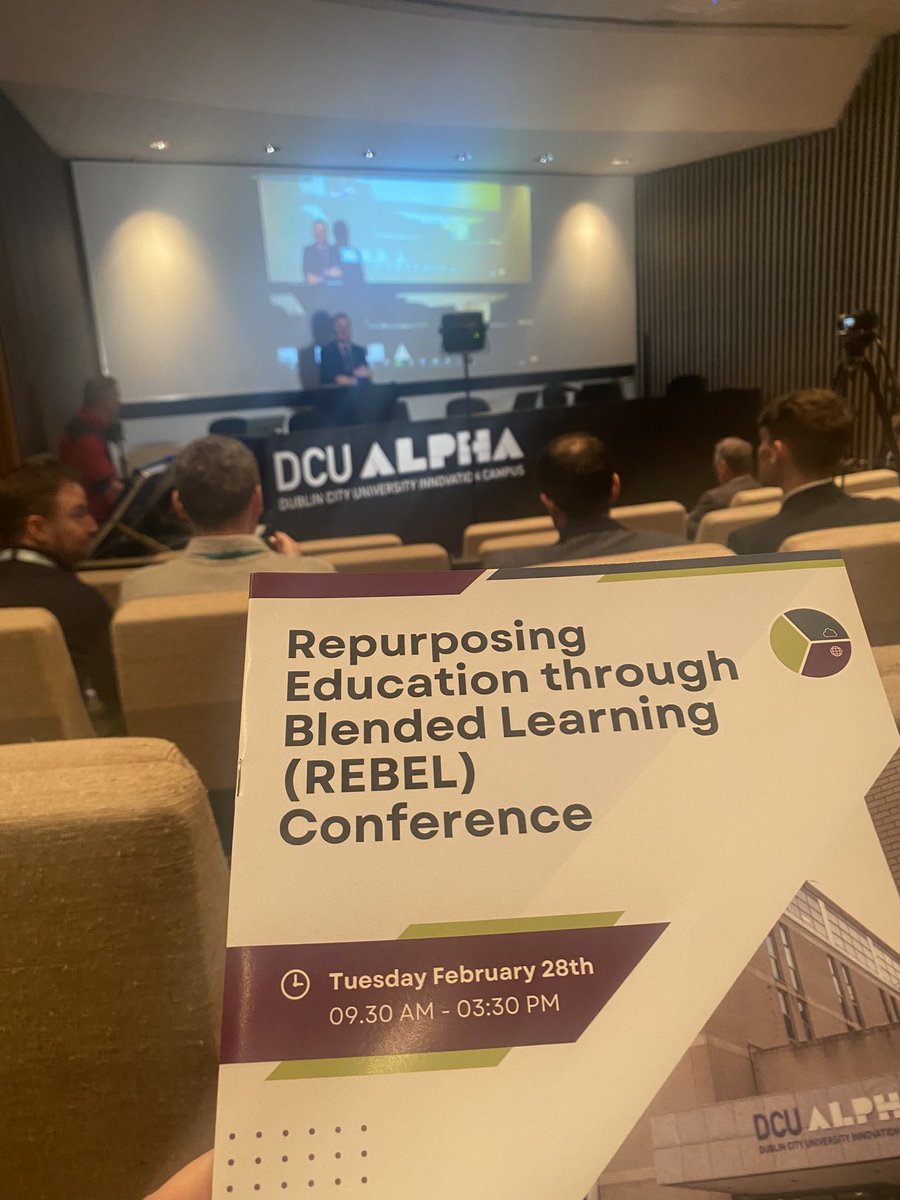 AcademyDanielle's tweet photo. Inspiring day presenting our contribution to #REBELEducation #BlendedLearning. Great opportunity to further the conversation &amp; consider next practice.  I shared egs of self-paced video learning with @edpuzzle @modernclassproj &amp; learning gains with Google collaborative approaches https://t.co/IFsGmN3wmp