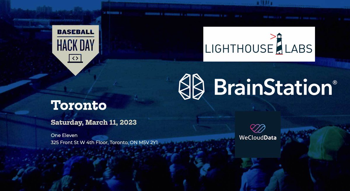 Baseball Hackday Toronto tweet media