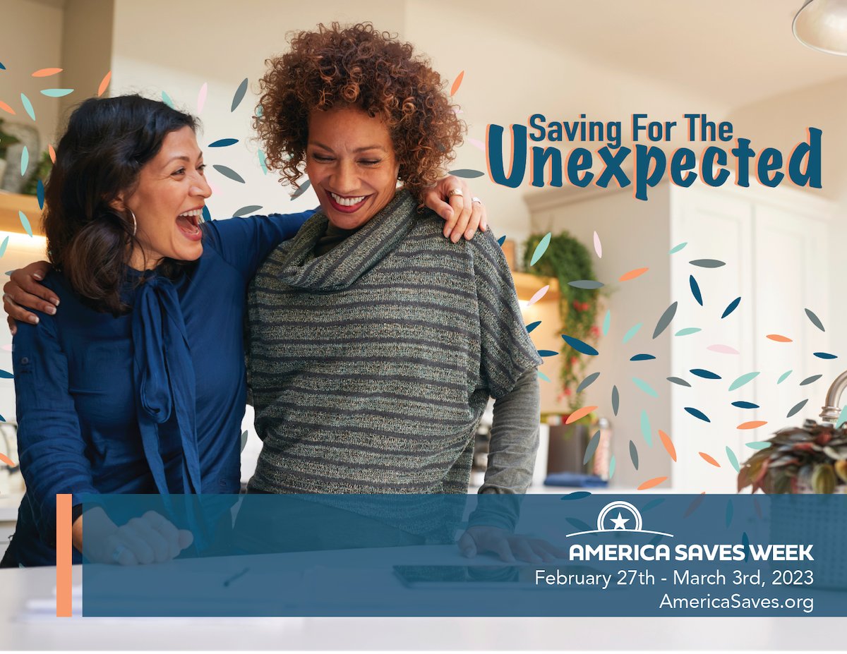 Your savings account balance will always ebb and flow because life happens! Emergencies will pop up and fun opportunities will arise. If you’re saving automatically, you’ll always be ready for the unexpected. #ASW20223 @AmericaSaves #AmericaSavesWeek #Save4TheUnexpected