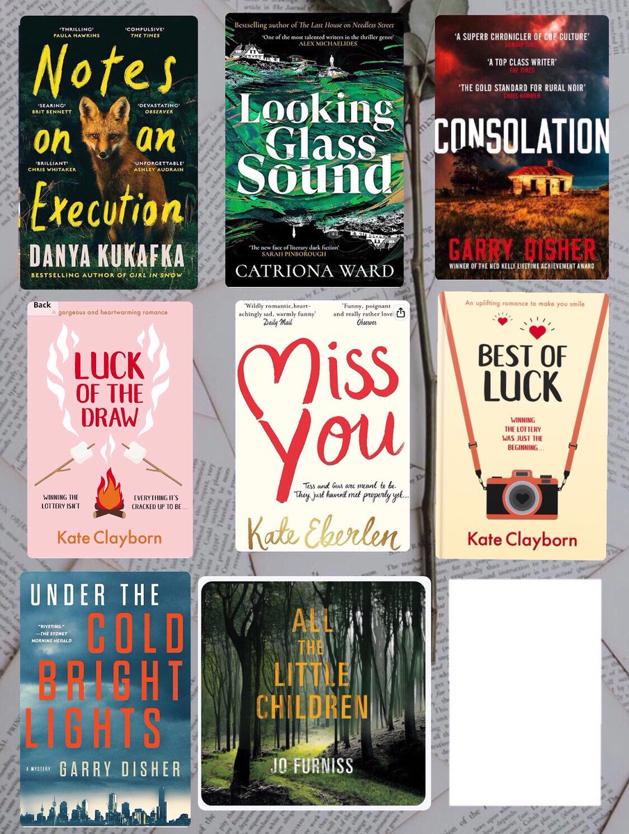 SamHollandBooks's tweet photo. A different sort of reading month: two Garry Dishers and a lot of romance! My favourite was #NotesonanExecution but as usual the Dishers were fantastic. (More on the romance novels soon…!) #bookreviews #BookRecommendation https://t.co/hS0KAUSreA