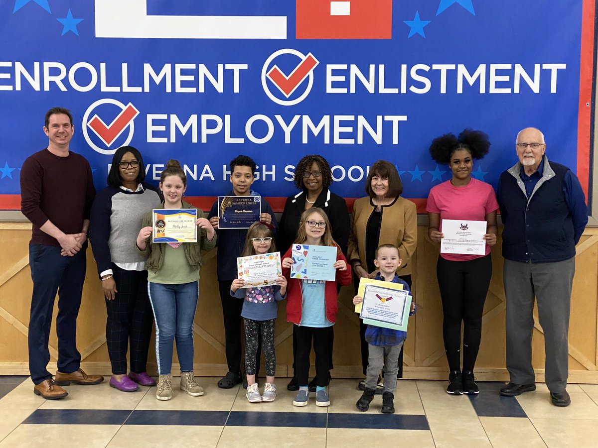 Congrats to our Game Changers…Molly, Bryce, Millie, Caidence, Colton, and Ja’Nyiah (not pictured Kylee)!! 
#RiseUpRavenna #GameChanger