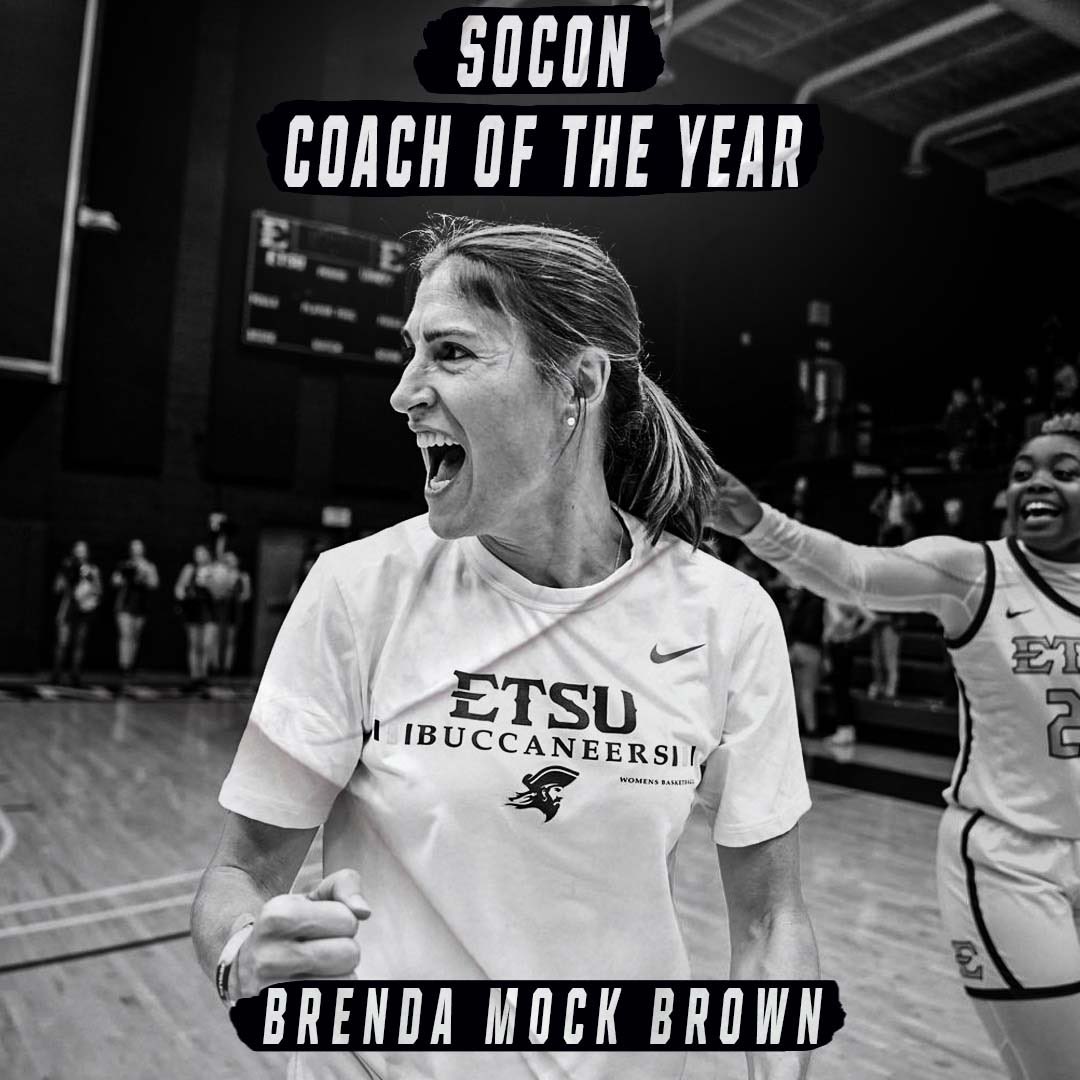 SoConSports's tweet photo. 2023 Coaches All-SoCon Women’s Basketball Awards

Brenda Mock Brown | Coach of the Year
@ETSU_WBB 
Kyla Allison | Ann Lashley Inspiration Award Winner
@CatamountWBB 

Visit https://t.co/0xO6aN4s7n for Teams
(2/2) https://t.co/9rVBGNUVis