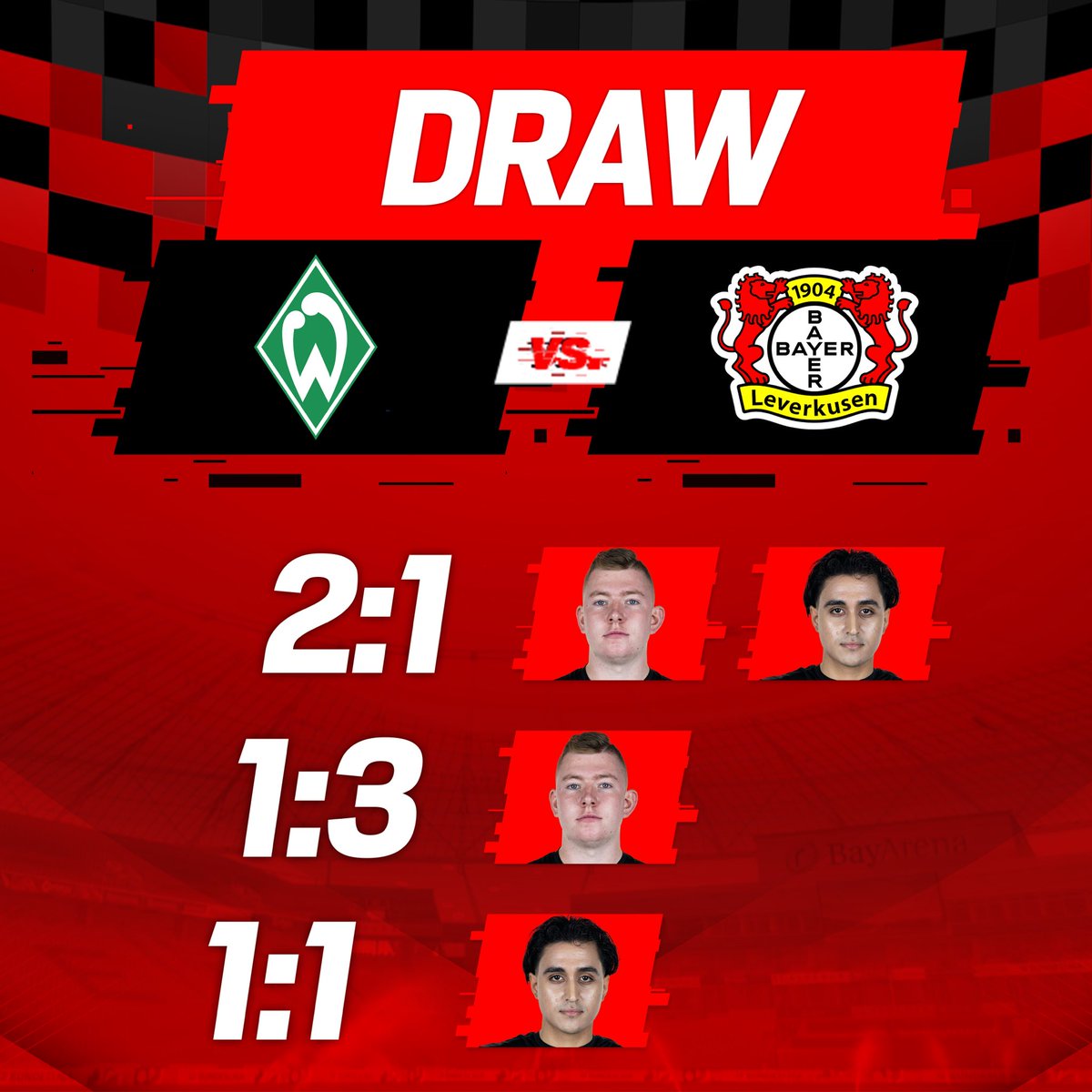 b04esports's tweet image. Unfortunate draw and we end our season 7th barely missing playoffs. 

GGs @WerdereSPORTS 

@bayer04fussball | @marclandwehr | @_Bulji | @FurkyPlayz