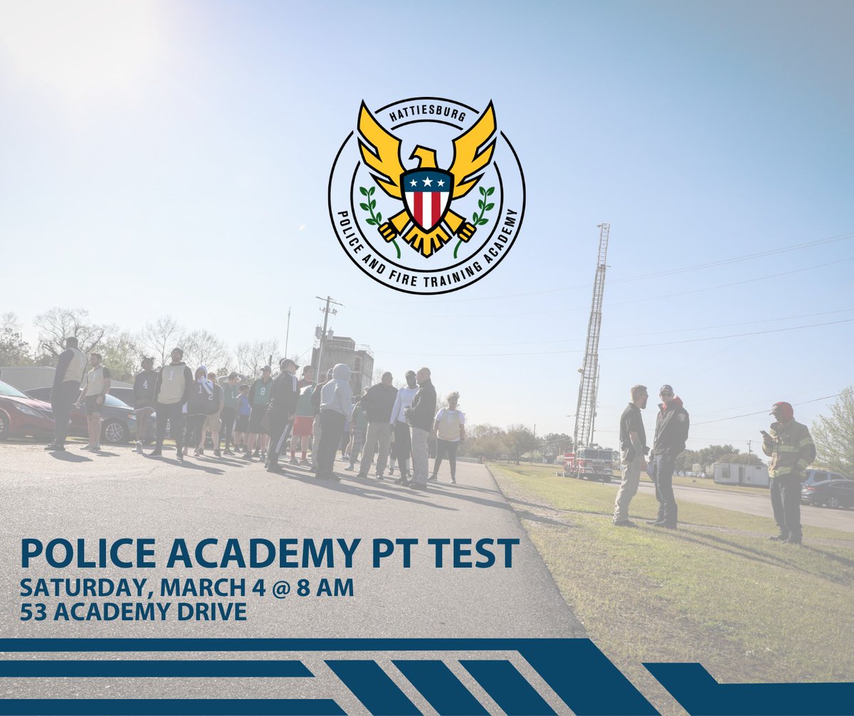 Want be in the next HPD Recruit Class? 
This Sat. at (53 Academy Drive), come &amp; take the Physical Efficiency exam! 
Includes: 1.5-mile run, push-ups &amp; the Illinois agility run. If you think you've got what it takes be there at 8 a.m. Applications will be on hand!