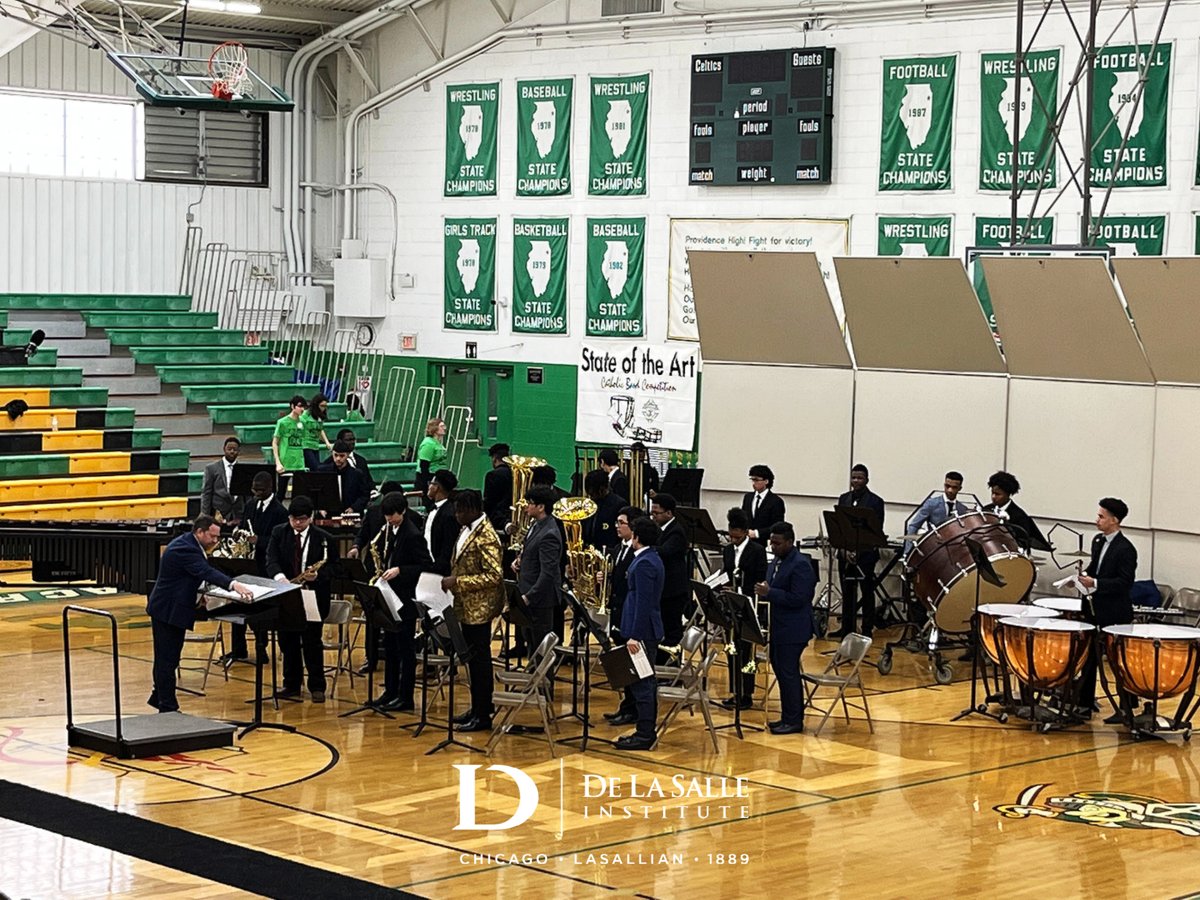 Congratulations to the De La Salle Institute Band. They recently placed 4th in Class A at the State of the Art Catholic Band Competition.

Under the direction of Mr. Shultz, our music programs have flourished and grown.

#beameteor at bit.ly/3RvxkNL