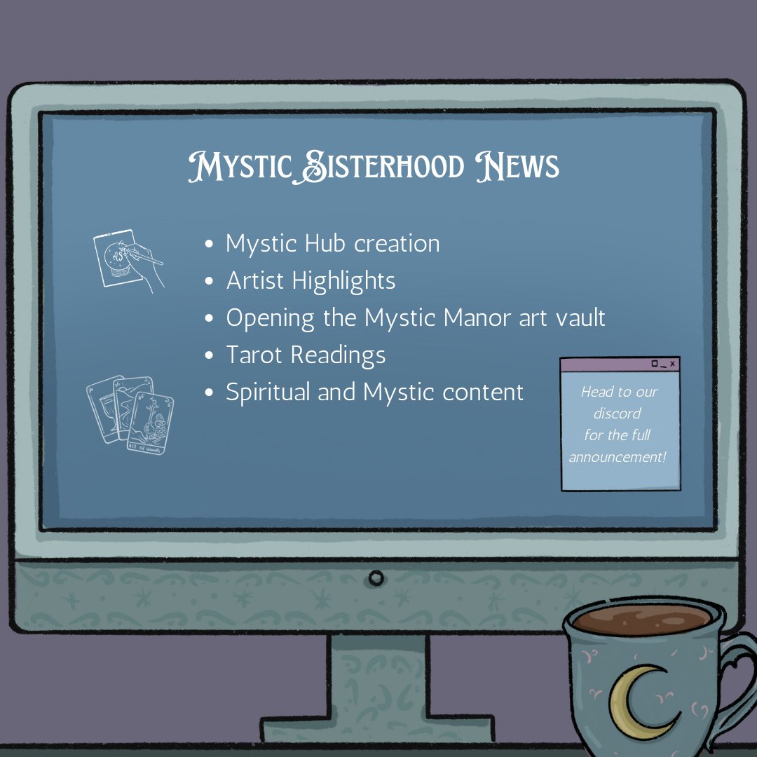 MysticSisNFT's tweet image. We've been working hard behind the scenes to bring features to our community as we work our way through our roadmap! 💫

For more information on what we have planned for this year, check out our discord!🔮