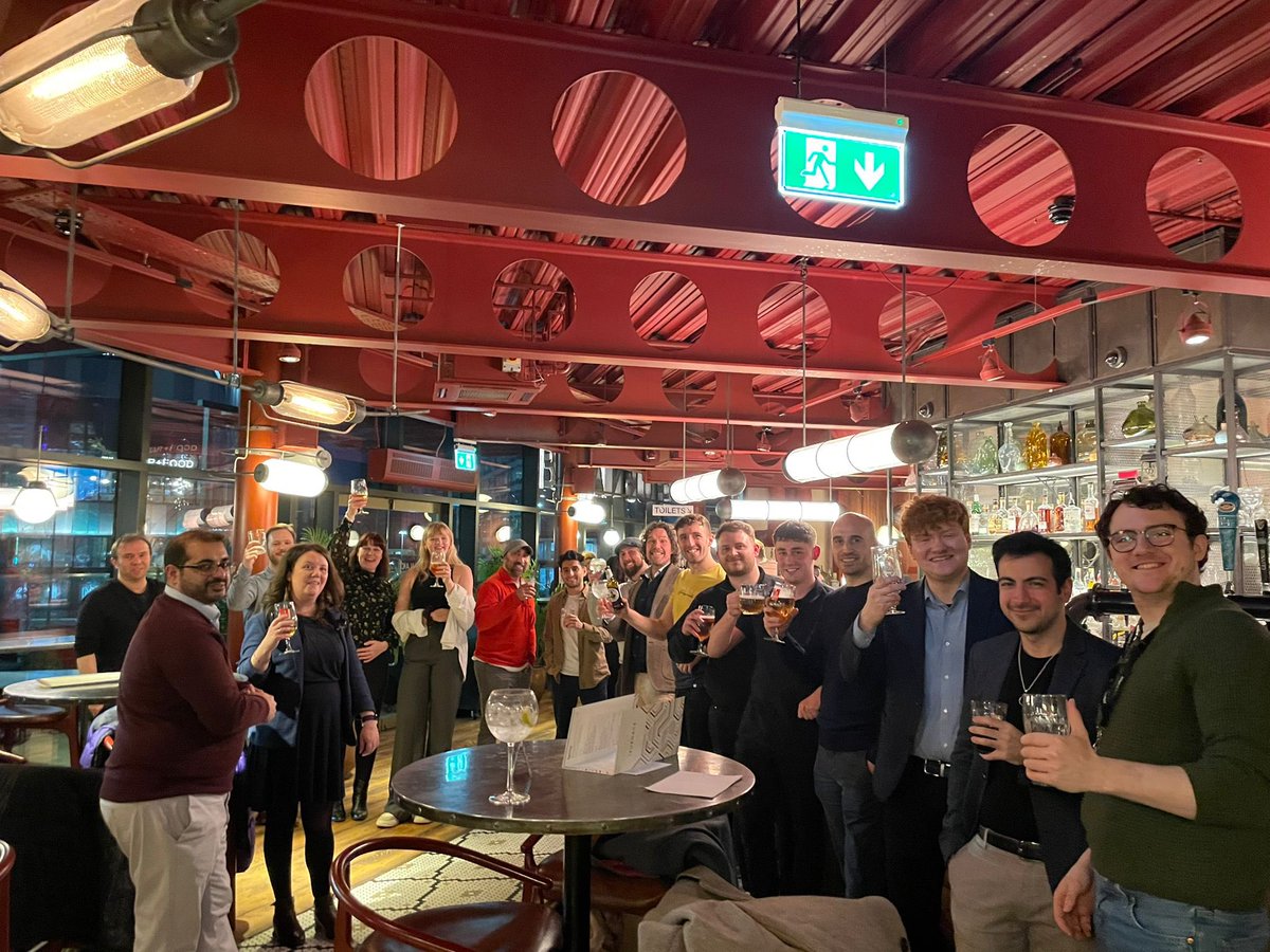 Well done <a href="/TamaraDSMoon/">Tamara Moon</a> <a href="/capenterprise/">Capital Enterprise</a> for organising the first “MedTech Start Up Social” in Sheffield tonight. 

Great turnout &amp; good conversation &amp; guest appearance by Otis 🐕<a href="/GSPhantoms/">GoldStandardPhantoms</a> 

Next time we’re heading to Barnsley (<a href="/Cr8tveBarnsley/">Tracey Johnson</a> 😉)