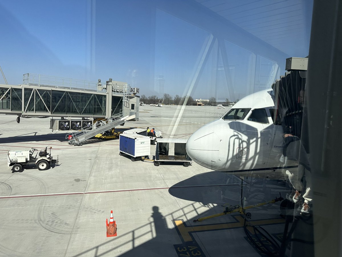 Back to where I started this morning! Stepping off my @united bird @Fly_KansasCity feels surreal. The feeling of openness, the smell of BBQ..and the great design. Can’t wait for my next trip! Great job to all involved with this incredible front door to @KansasCity! @BuildKCI