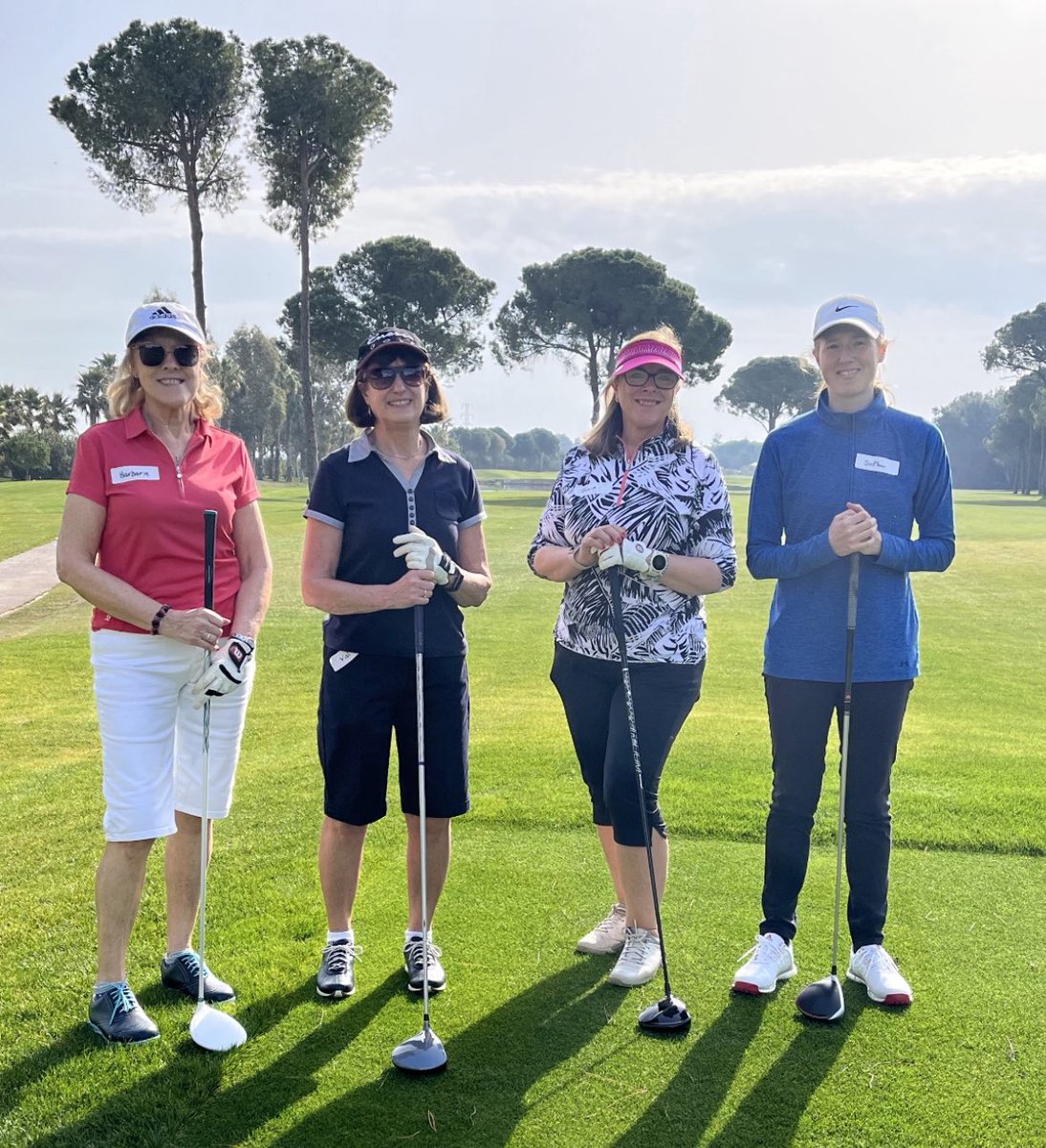 Our first day of golf ⛳️🏌️‍♀️☀️