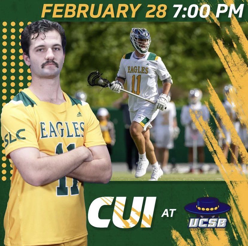 cuilax's tweet photo. π¨ GAME DAY
π @ucsblacrosse
β° 6:00PM PST *TIME CHANGE!!!
π Santa Barbara, CA
π₯ Unfortunately no live stream but you can follow UCSB Twitter for updates!
#cuilax #onthehunt #beatthegauchos https://t.co/RGIiwKoENO