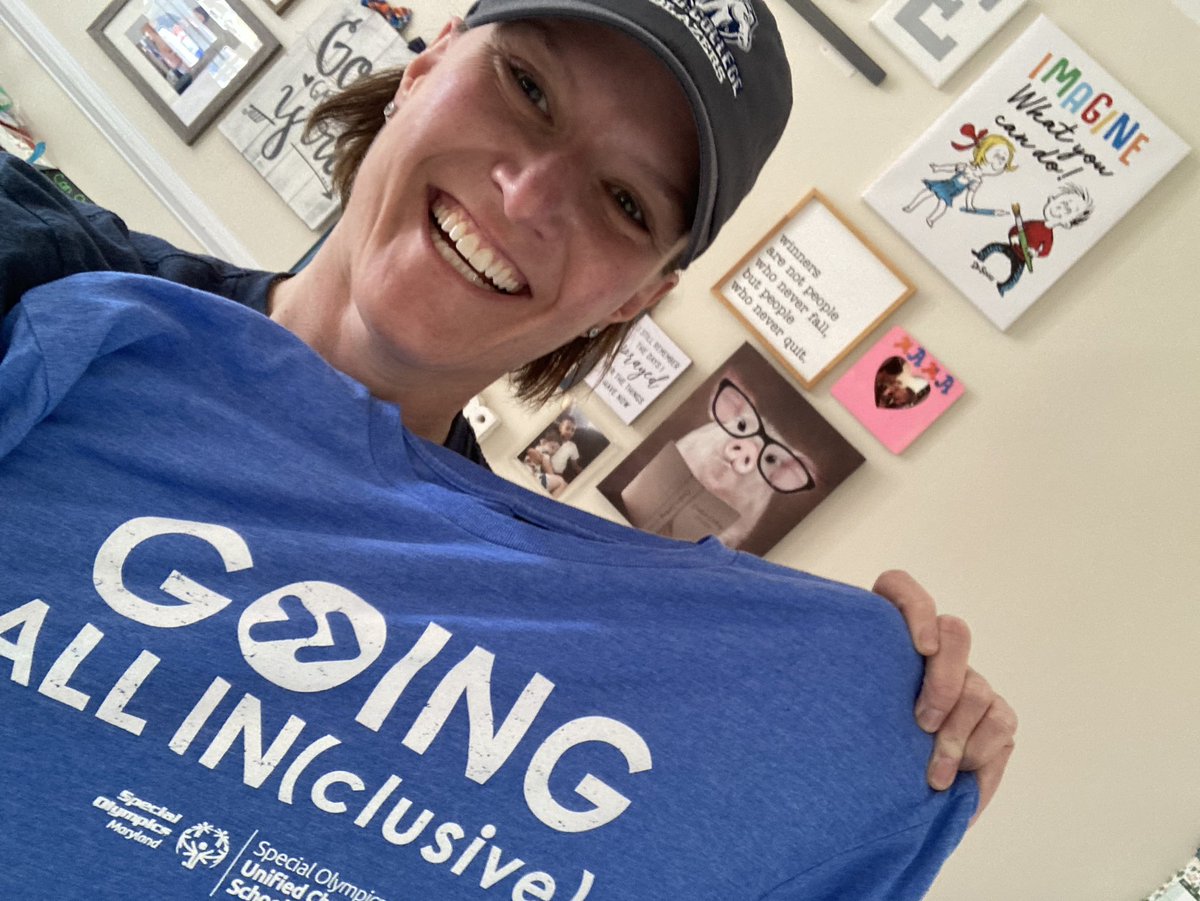 MAKelly317's tweet photo. Im ready for the Global Day of Inclusion! Join me, @SpOlympicsMD, &amp; the 🌎tomorrow – pledge to use respectful language, be genuine &amp; compassionate, &amp; stand up for others! Pledge flyers: 
 https://t.co/K29PYI2jyU; pledge on-line: https://t.co/JFfGYnPwKB #STWMd https://t.co/75p9yWnvOl