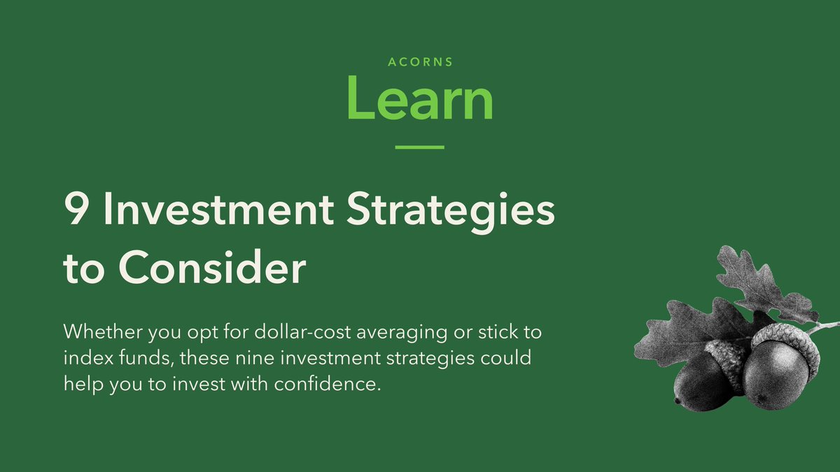 Whether you opt for dollar-cost averaging or stick to index funds, these nine investment strategies could help you to invest with confidence. Read more 👉 bit.ly/41vtSbr