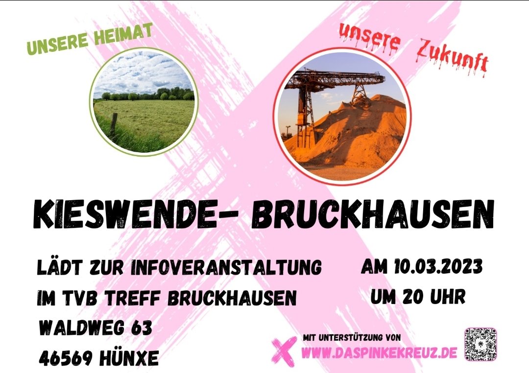noltanien's tweet photo. Wir informieren 
#hünxe #Niederrhein #kreiswesel #Kies #wirmüssenüberkiesreden #Niederrheinliebe https://t.co/zUDQIsDBzx